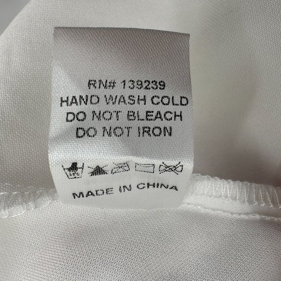 Pomander Place by Tuckernuck White Blythe Dress M Sleeveless Ruffle Collar Bow - Picture 5 of 9